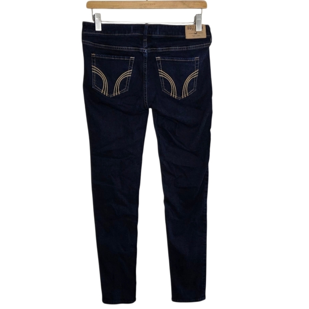 Hollister | Dark Wash Low Rise Skinny Jeans Junior Size 5 - Picture 5 of 5